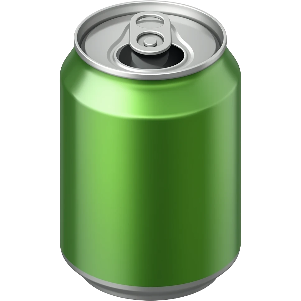 drink can gre=en emoji