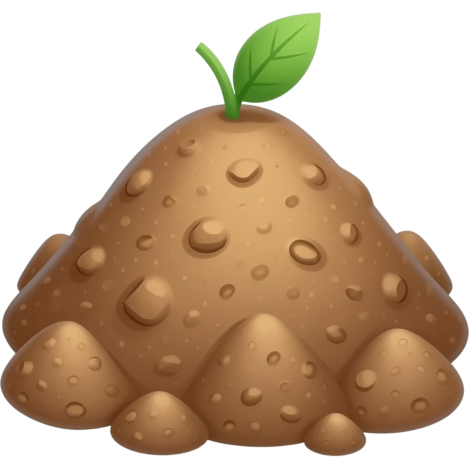 dirt emoji