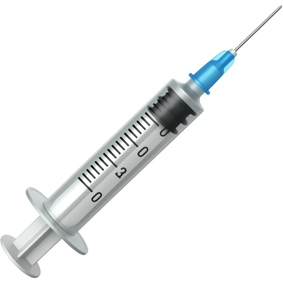 syringe with tip cap emoji