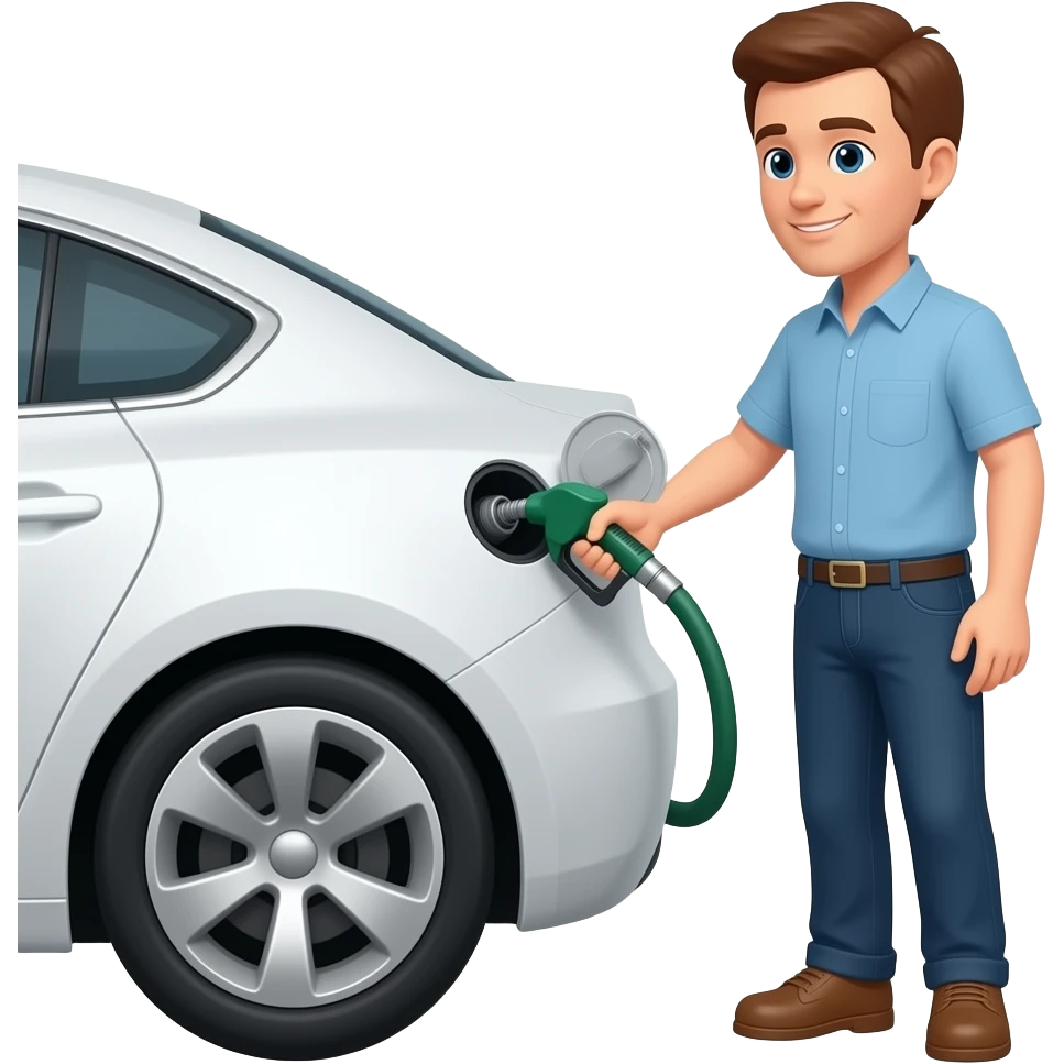 il faut enlever le bouchon d'essence : électrique emoji