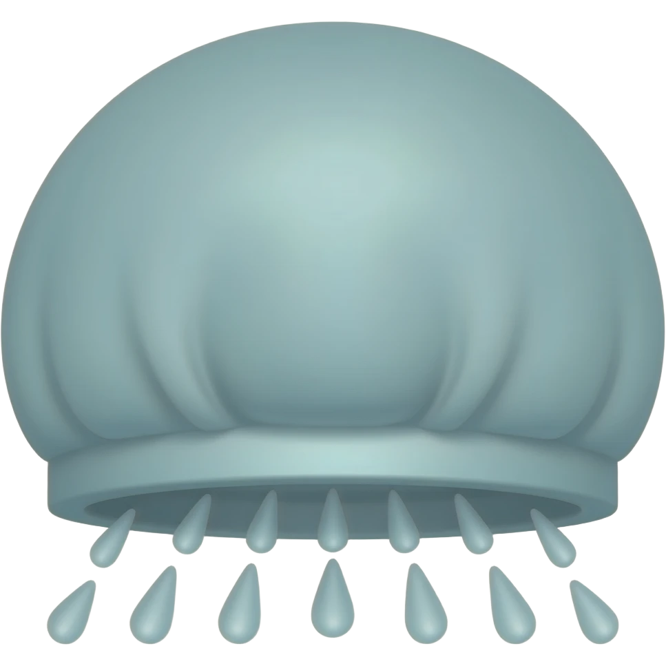 shower cap emoji