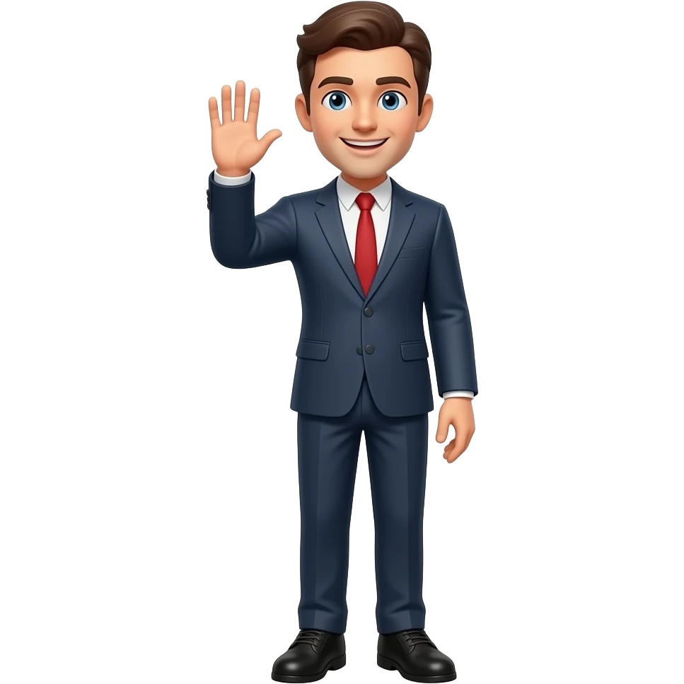 Emotka zgłaszania się emoji