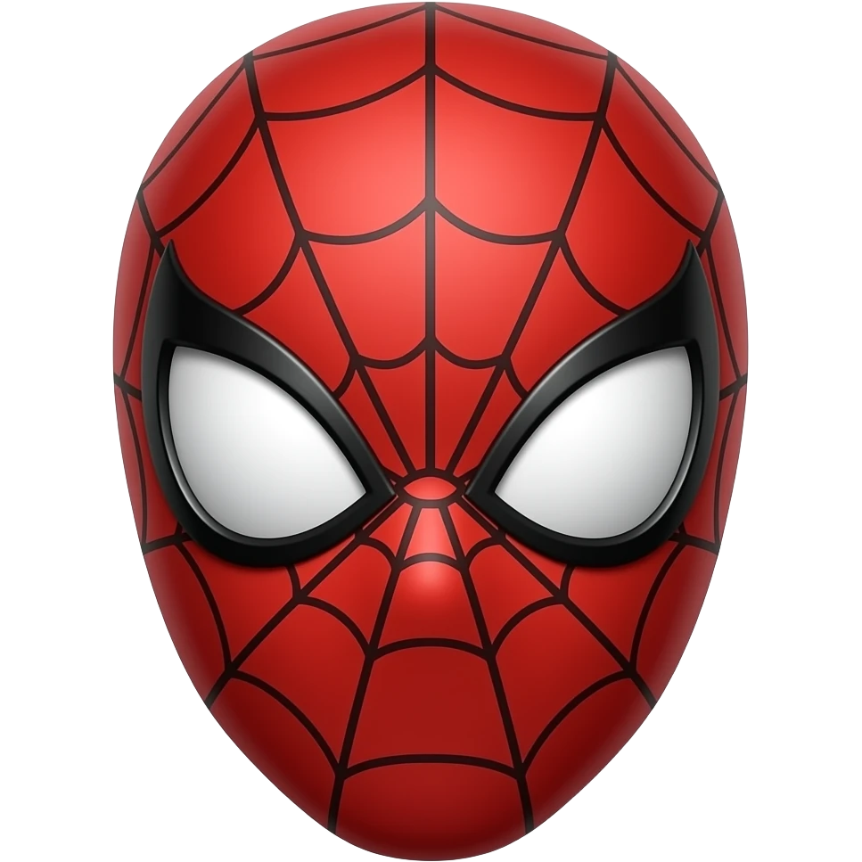 Spiderman mask on emoji emoji