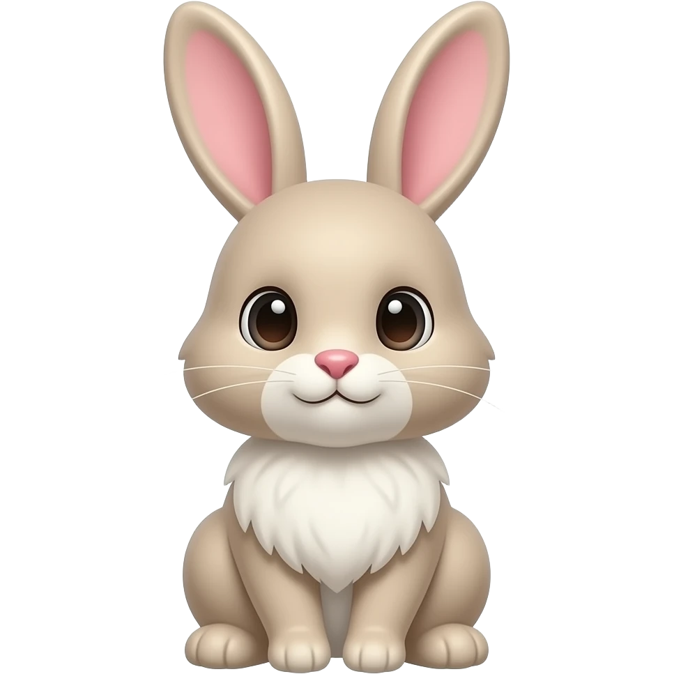 A CUTE bunny emoji