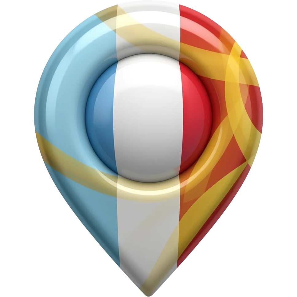 Location pin  flag emoji