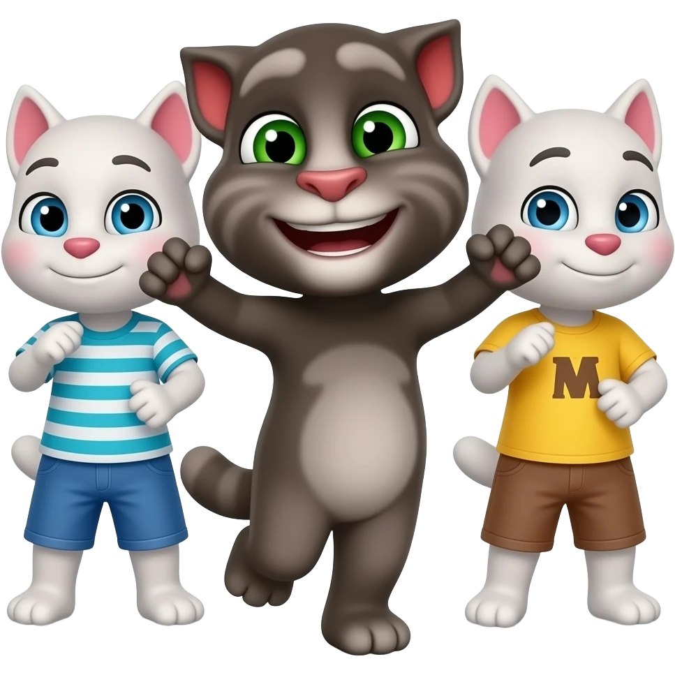 10 Talking Tom dancing emoji