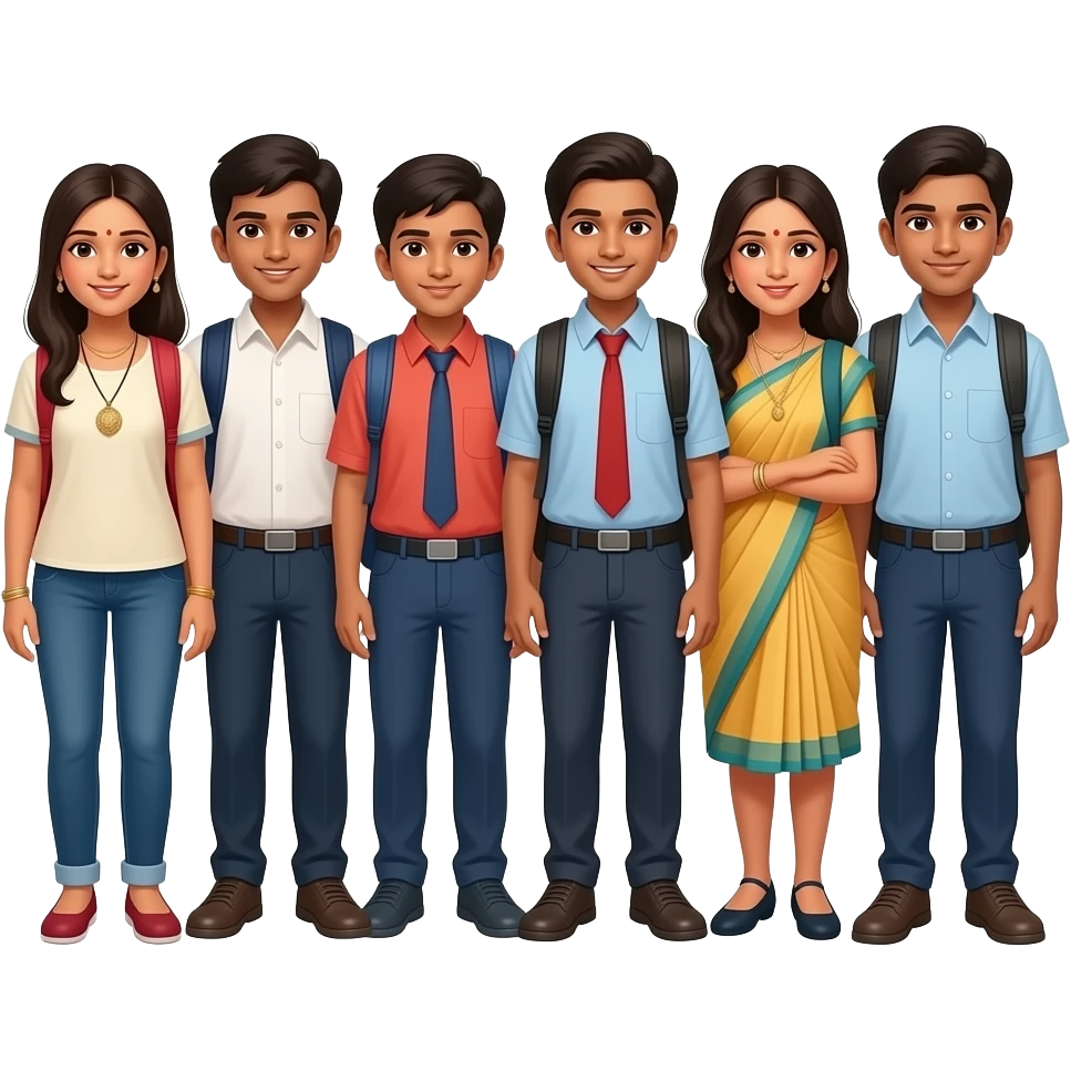 Student school Bazaar indian emoji