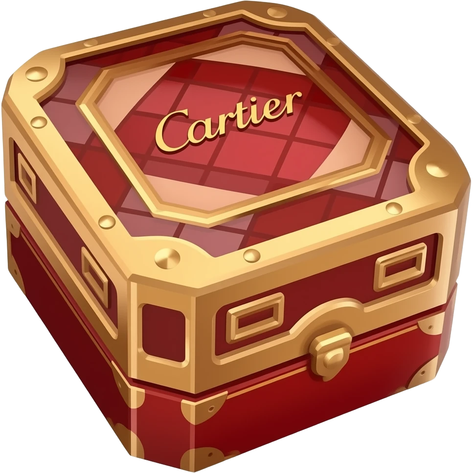 Cartier box emoji