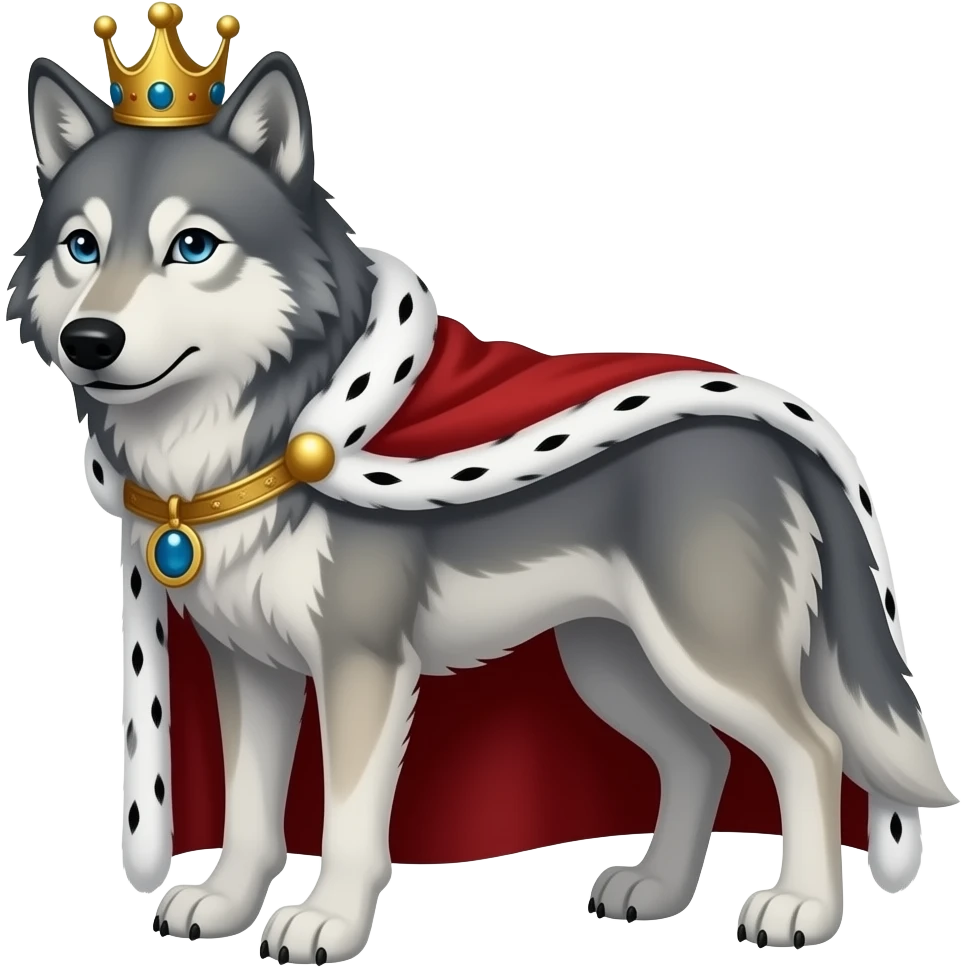 alpha wolf king emoji