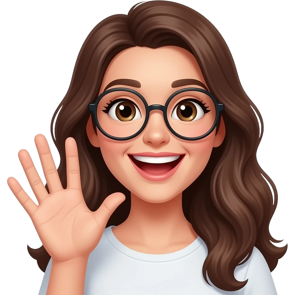🥰+🫦+👓+🖐 emoji