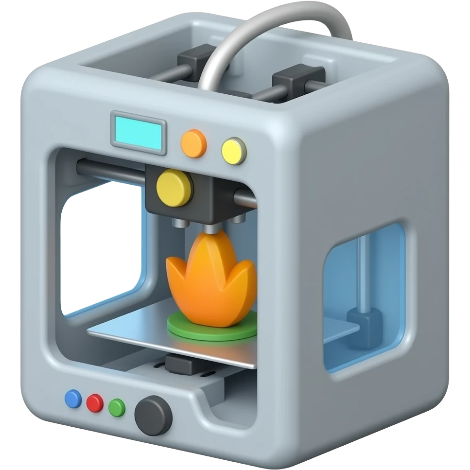 3d printer machine emoji