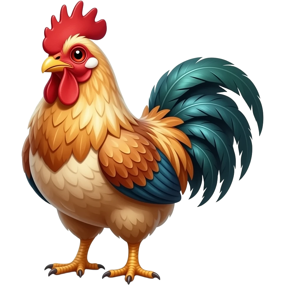 Chicken little alien emoji