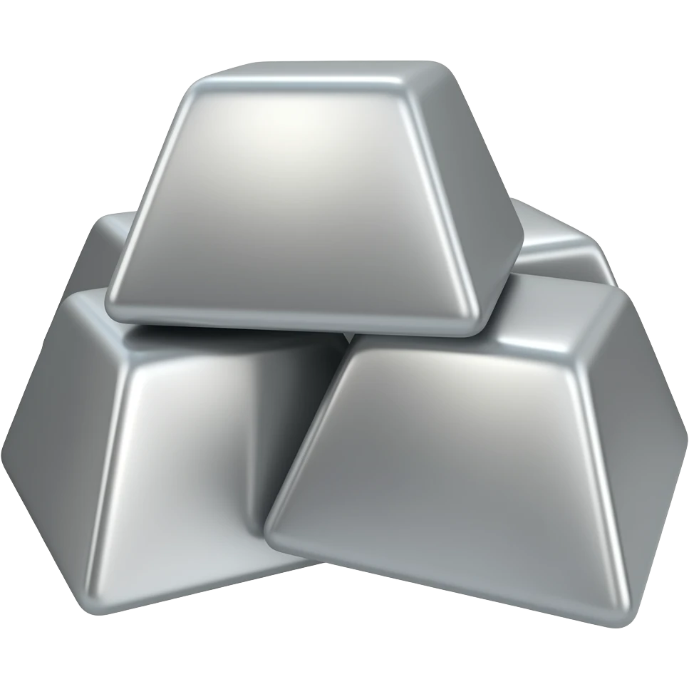 Silver ingots emoji