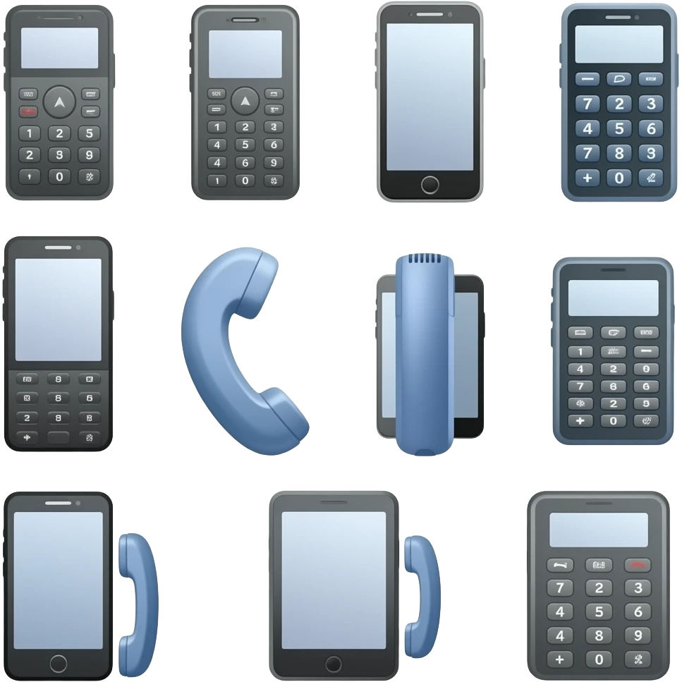 phones and communication equipment emoji