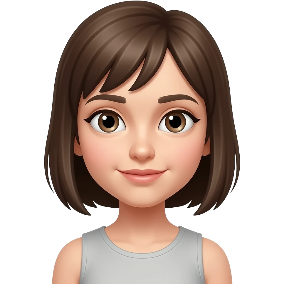 Fille bizzarre emoji