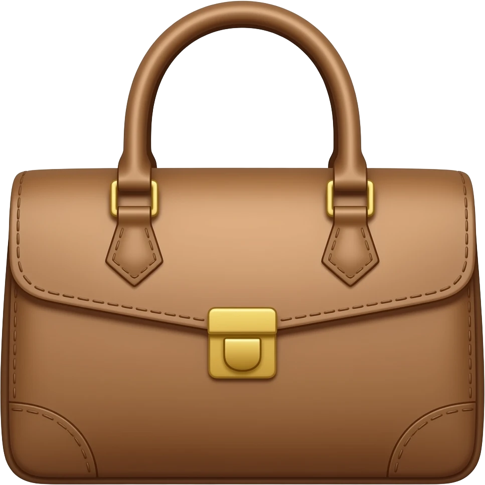 working hand bag solid emoji