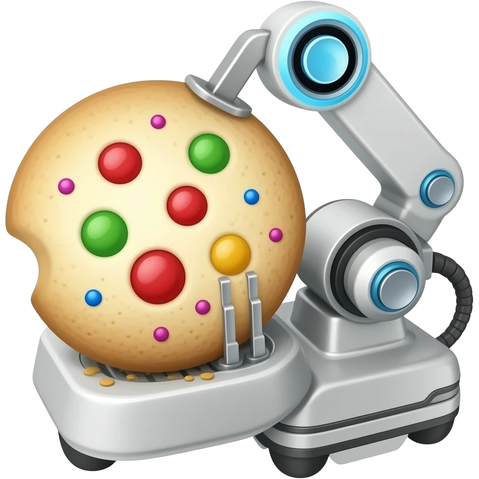 robotic cookie maker emoji