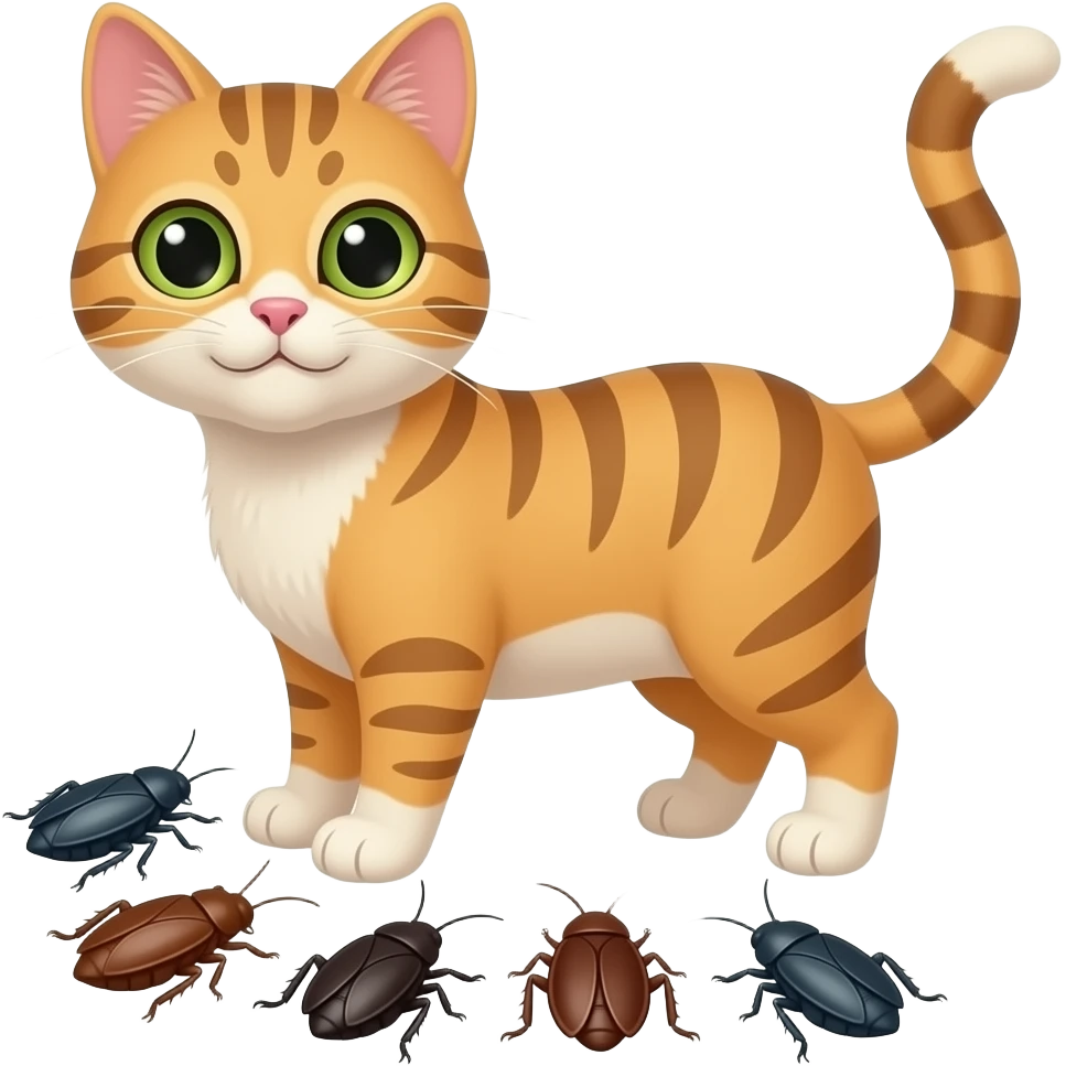 Oggy and the cockroaches emoji