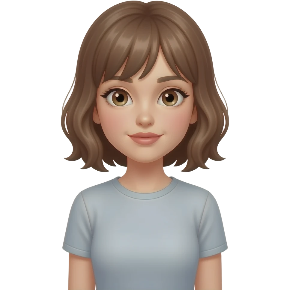 girl playing with her own nipples while biting her lip and doing an ahegao face emoji