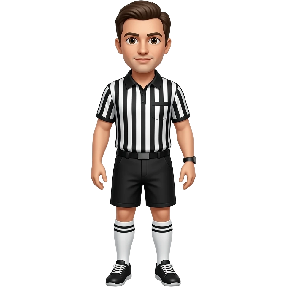 Referee give offside emoji