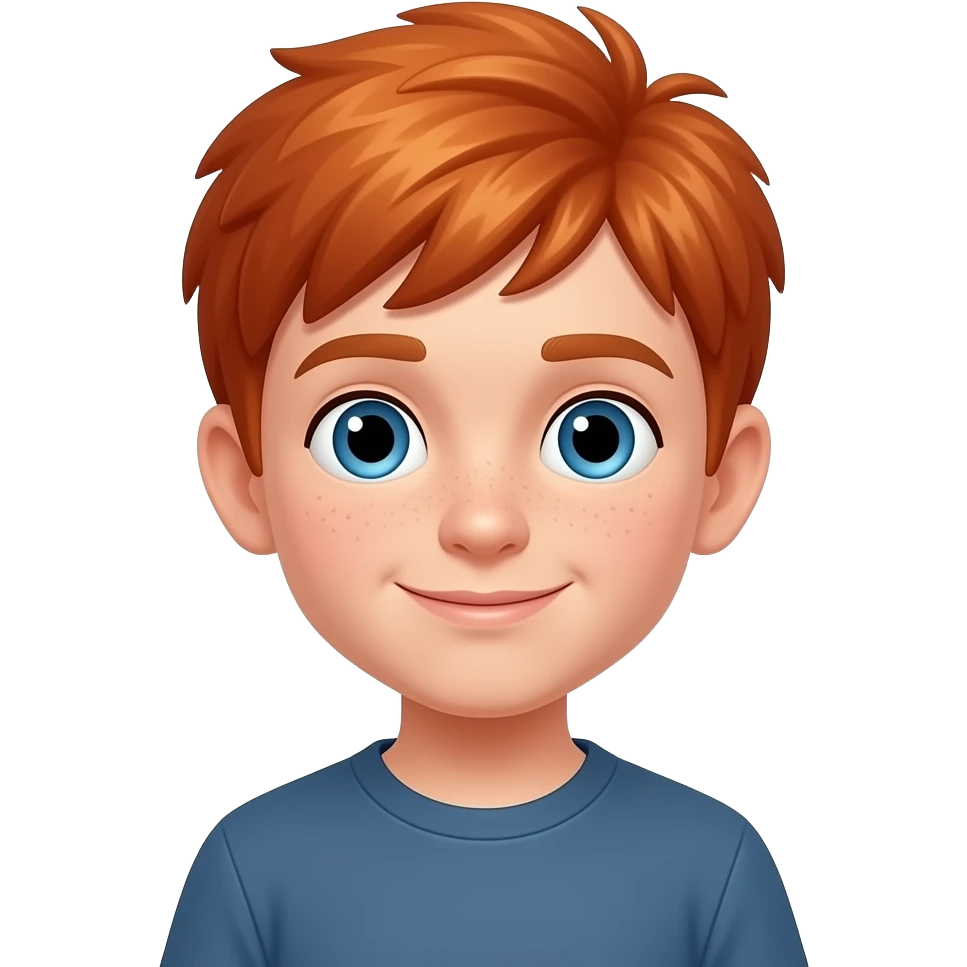 рыжий паренб emoji