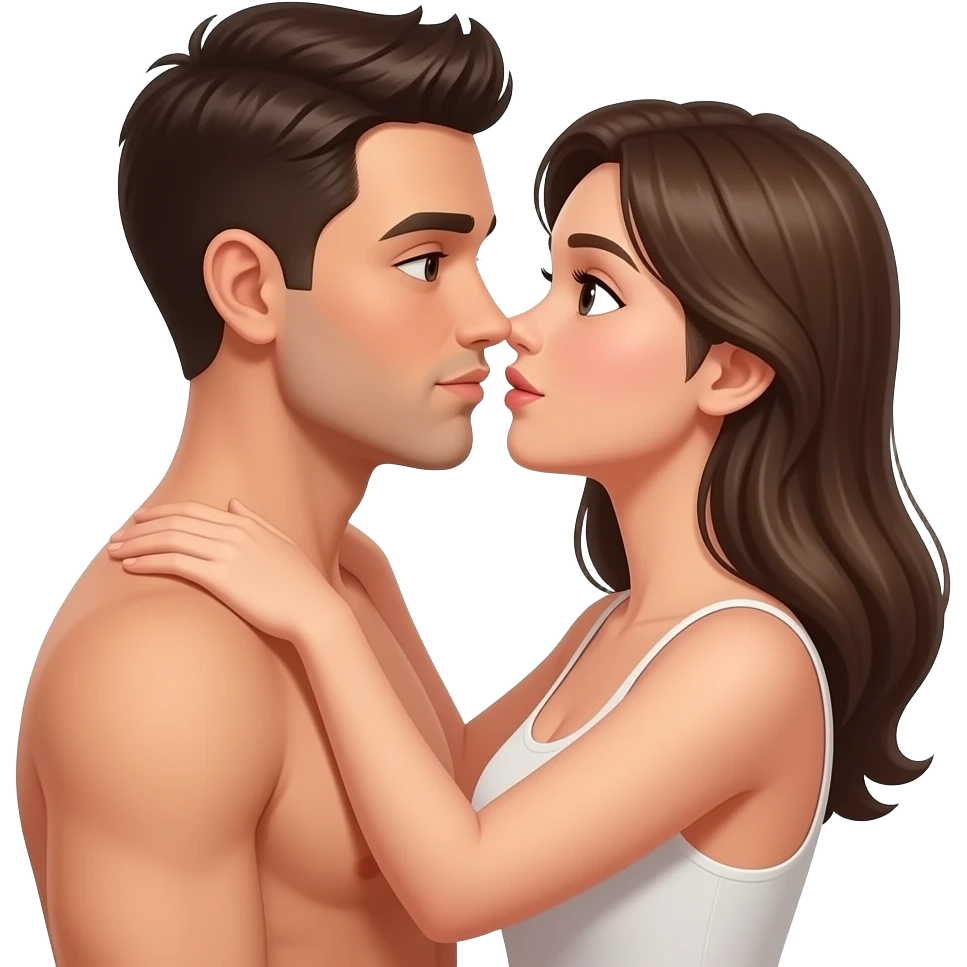 2 naked at sex emoji