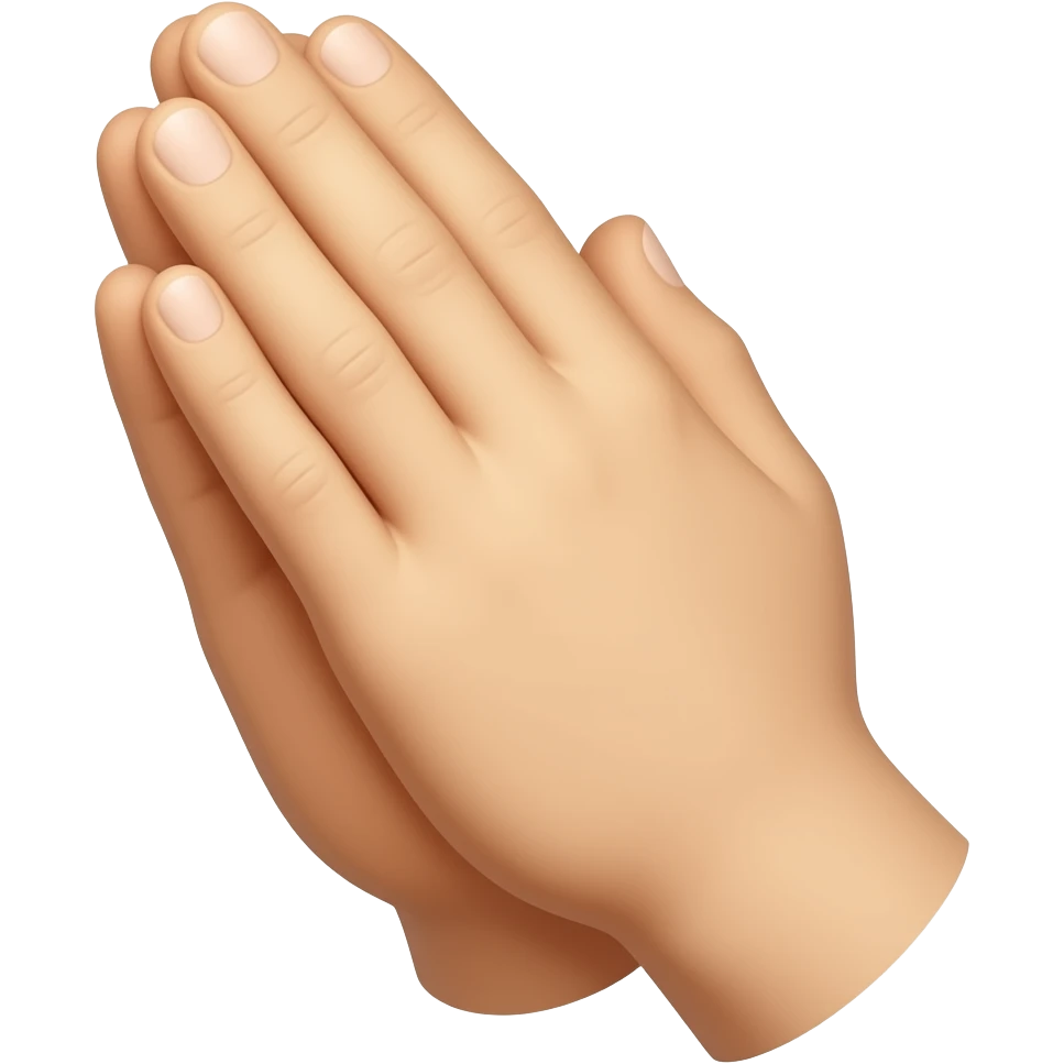 manos rezando emoji