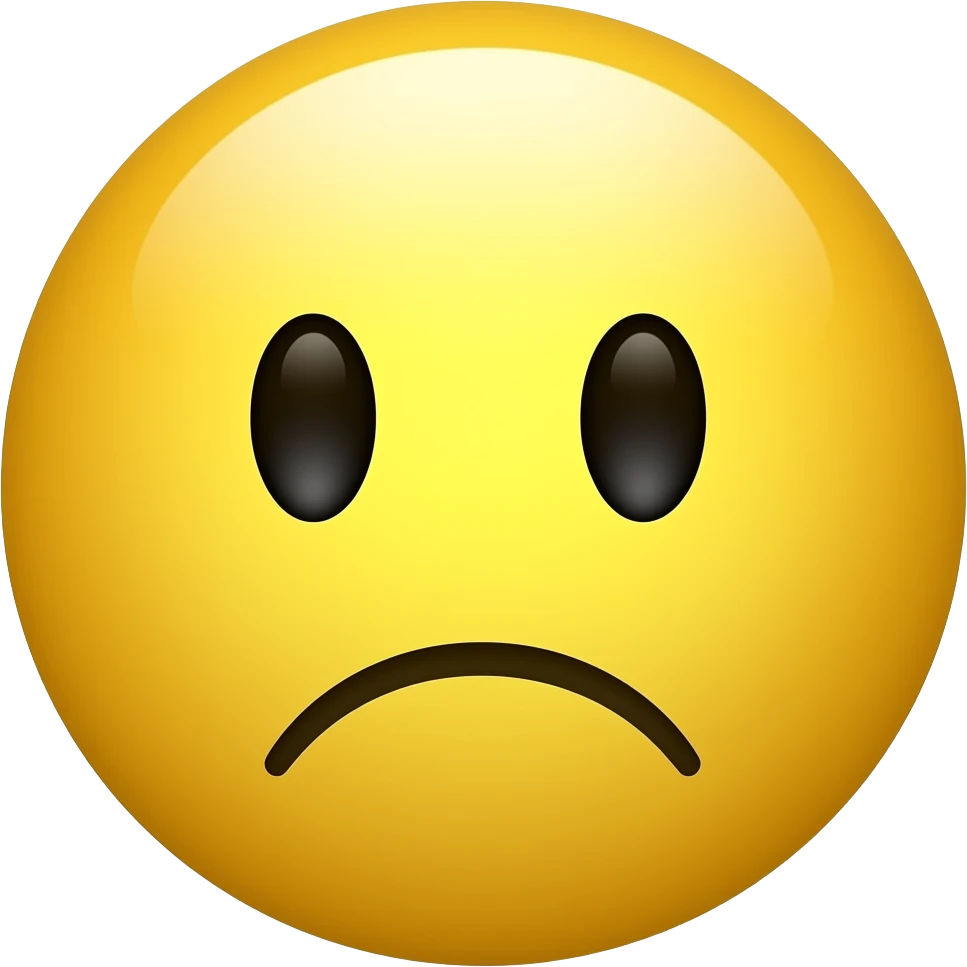 😔+😔 Face yellowEmoji emoji