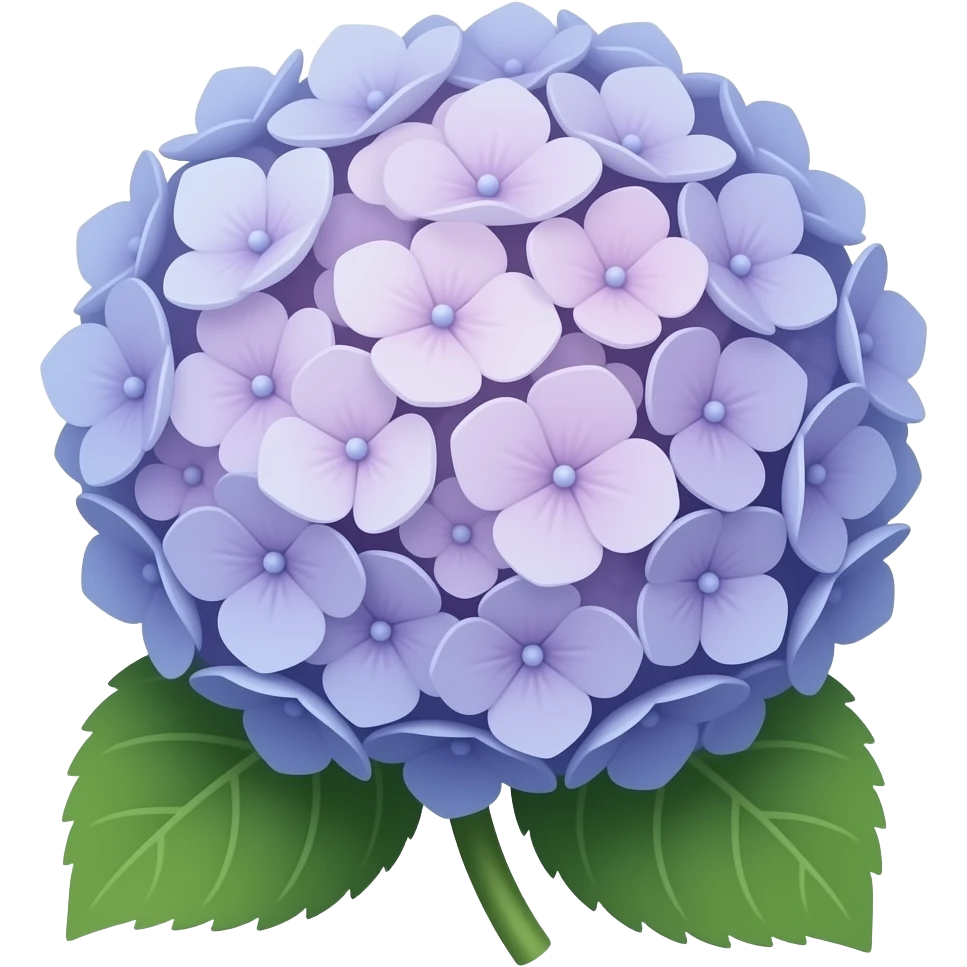 hydrangea emoji