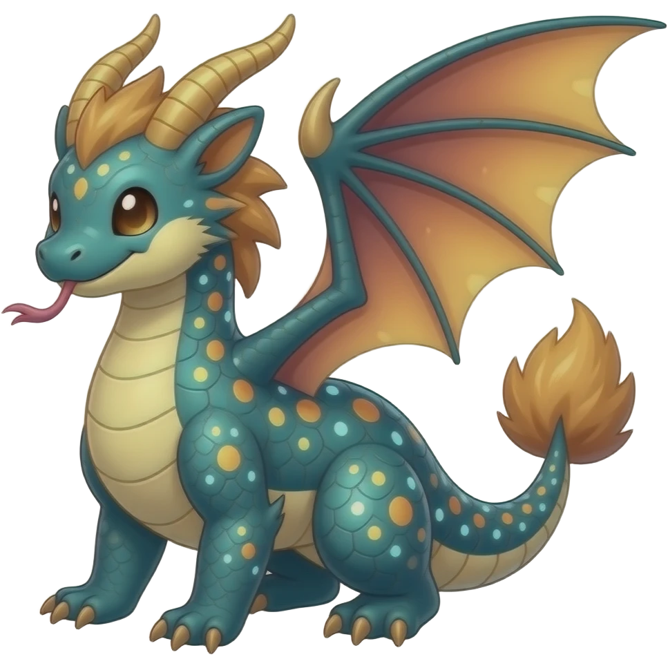 Salandit-Salamence-Furret-Milotic-Exveemon-hybrid emoji
