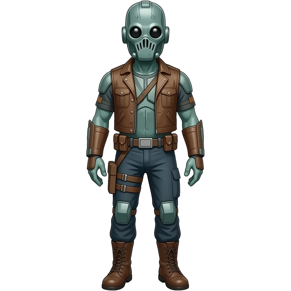 Full Length body Realistic Greedo from Star Wars emoji