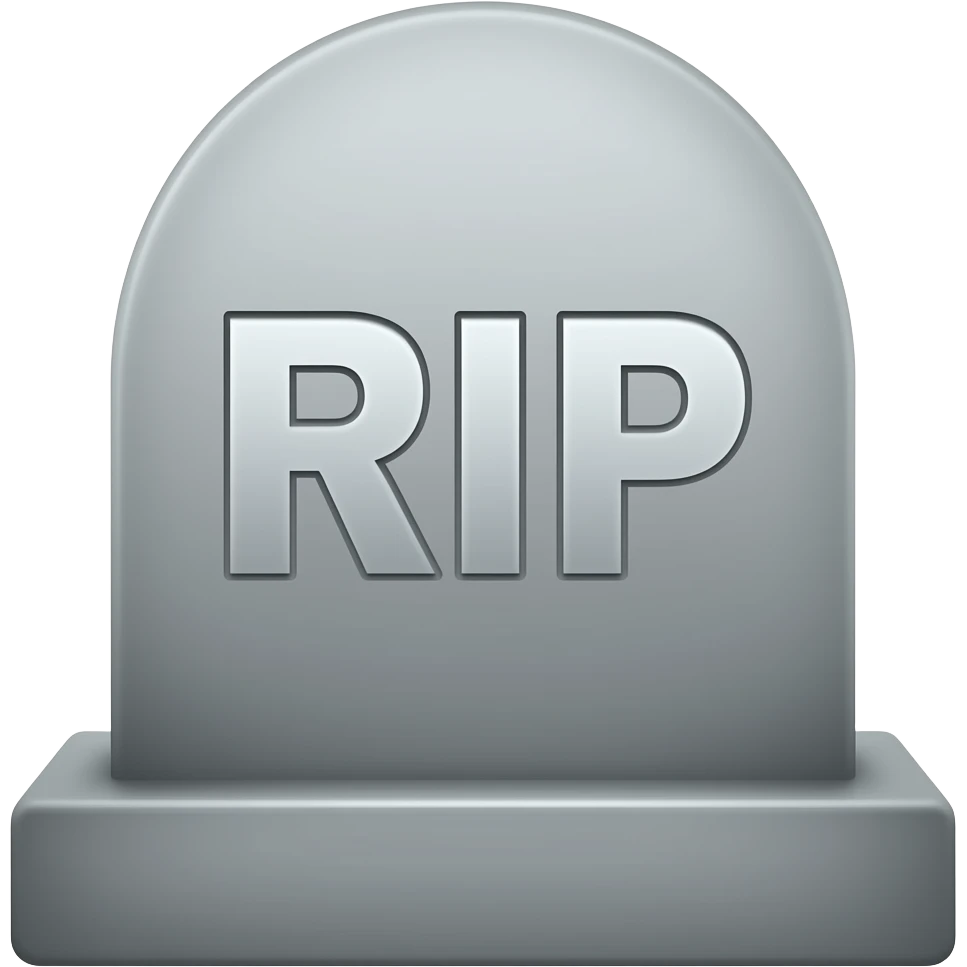 tombstomb that says rip emoji