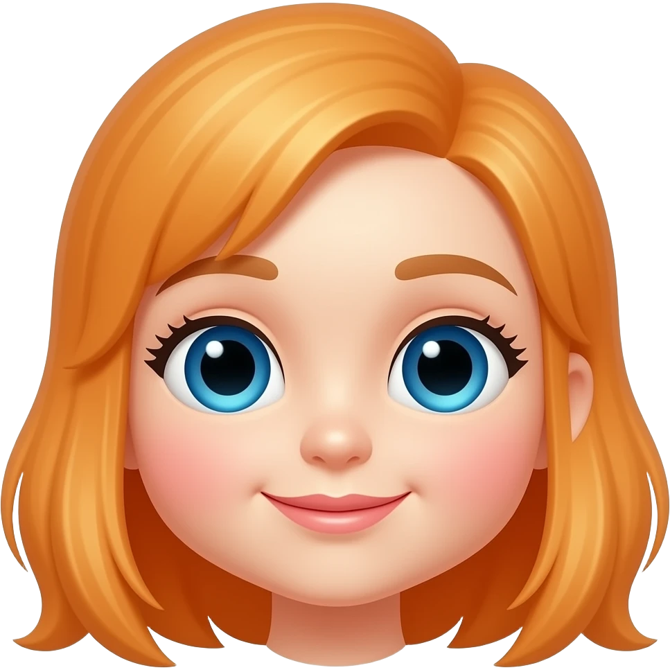 Blushing fsce cute 🥰 red and orange emoji