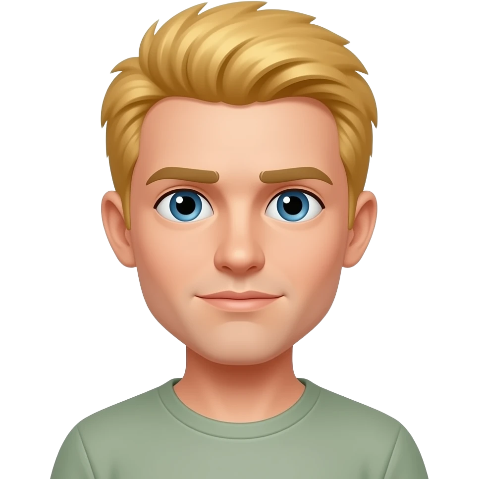 È un maschio ha i capelli biondi ed e un rompi scatole emoji