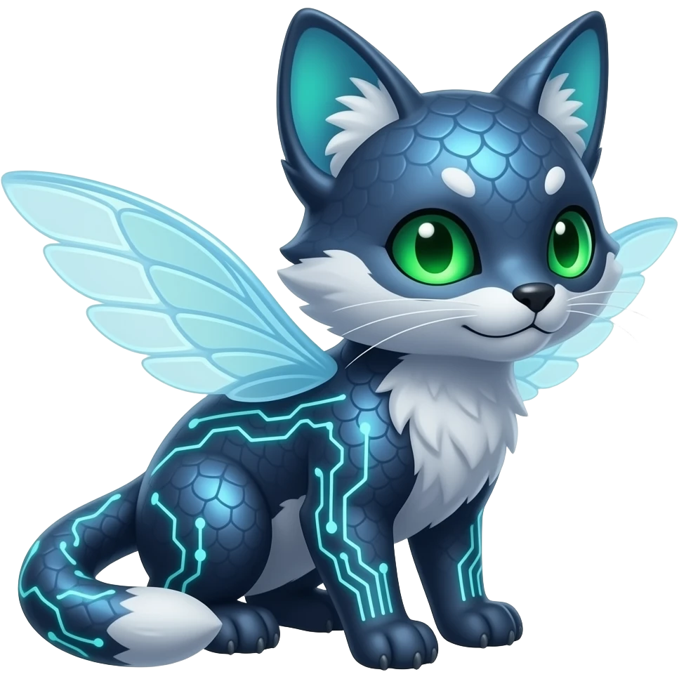 Meowstic-Minccino-Zorua-Furret-Milotic-Exveemon-Digimon-hybrid emoji