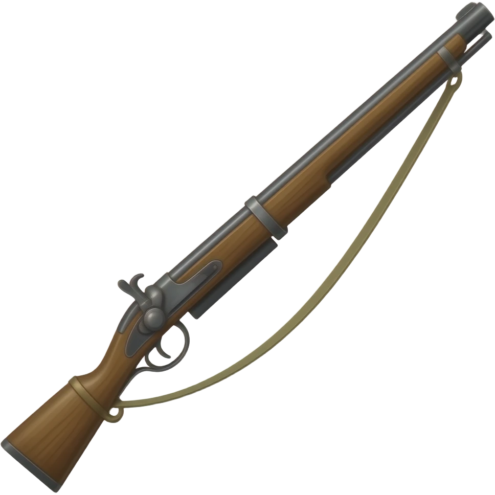 fusil armée napoleonienne noir emoji