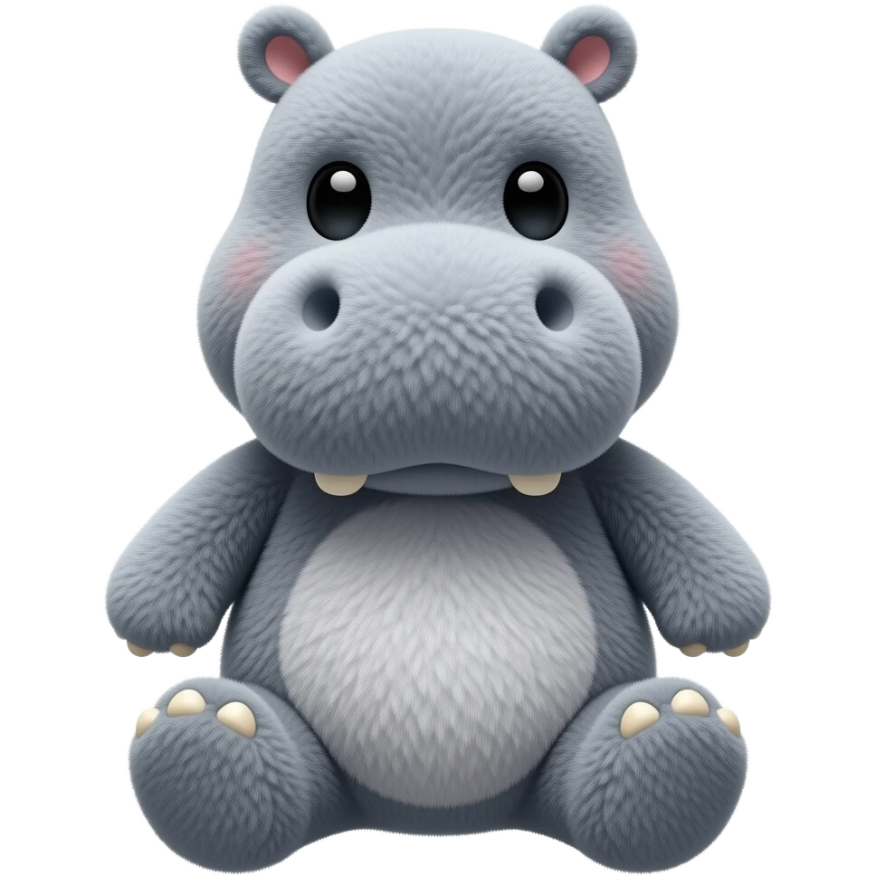 hippo stuffed animal emoji