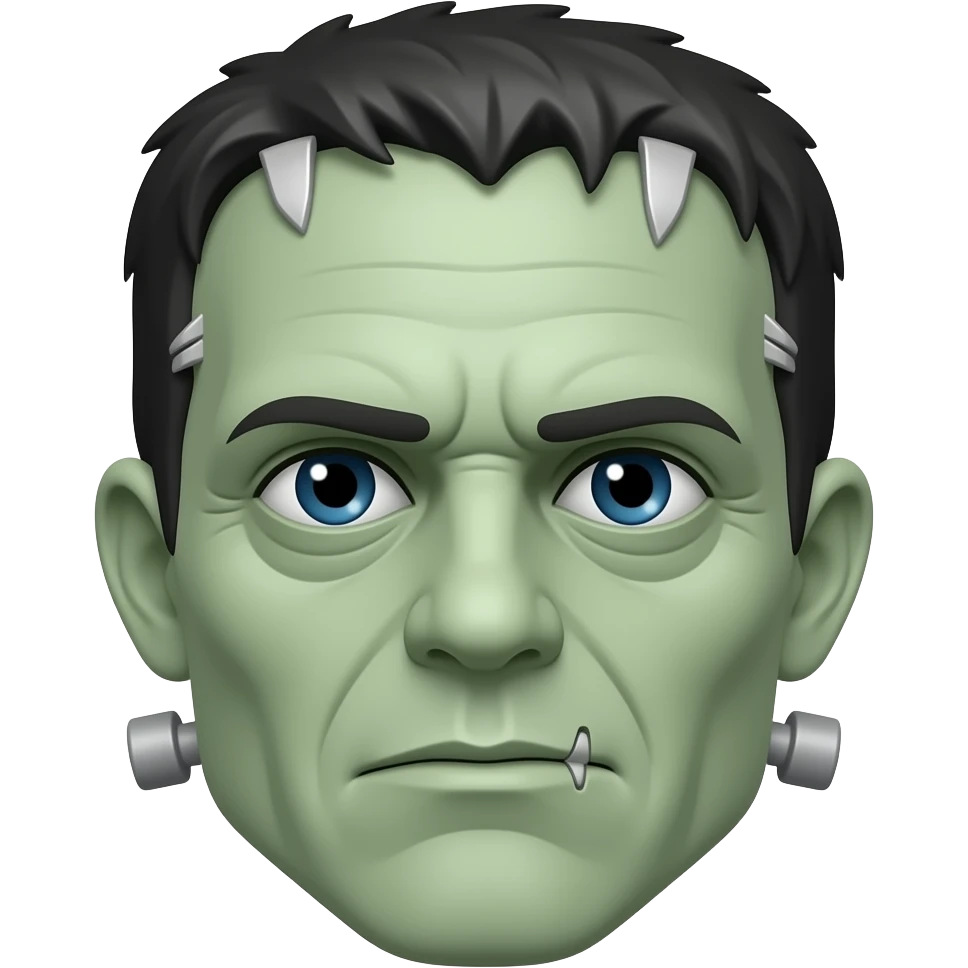 Frankenstein face emoji