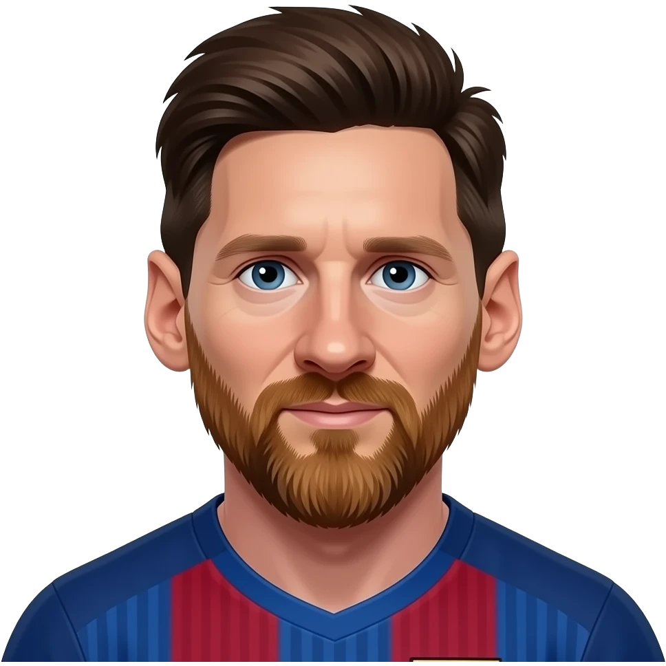 Messi as hulk emoji