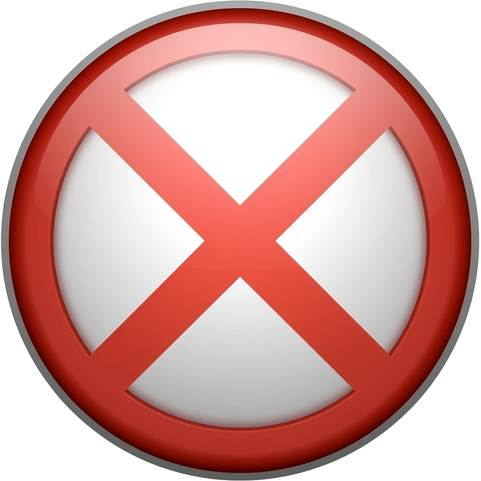 No entry emoji
