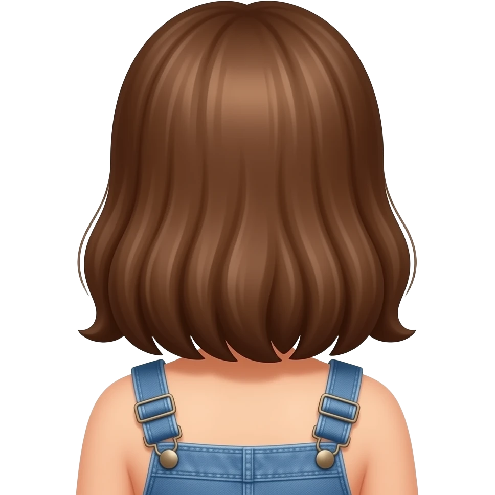 فتاة من خلف مؤخرة emoji