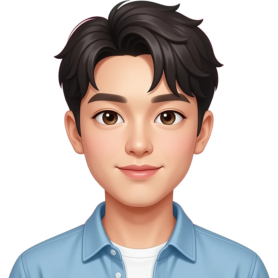his eyes are really almond-shaped korean young man + heart emoji