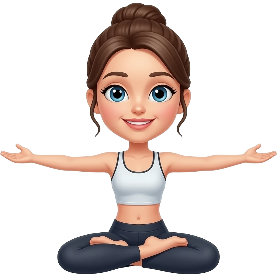 Sexy in youga emoji