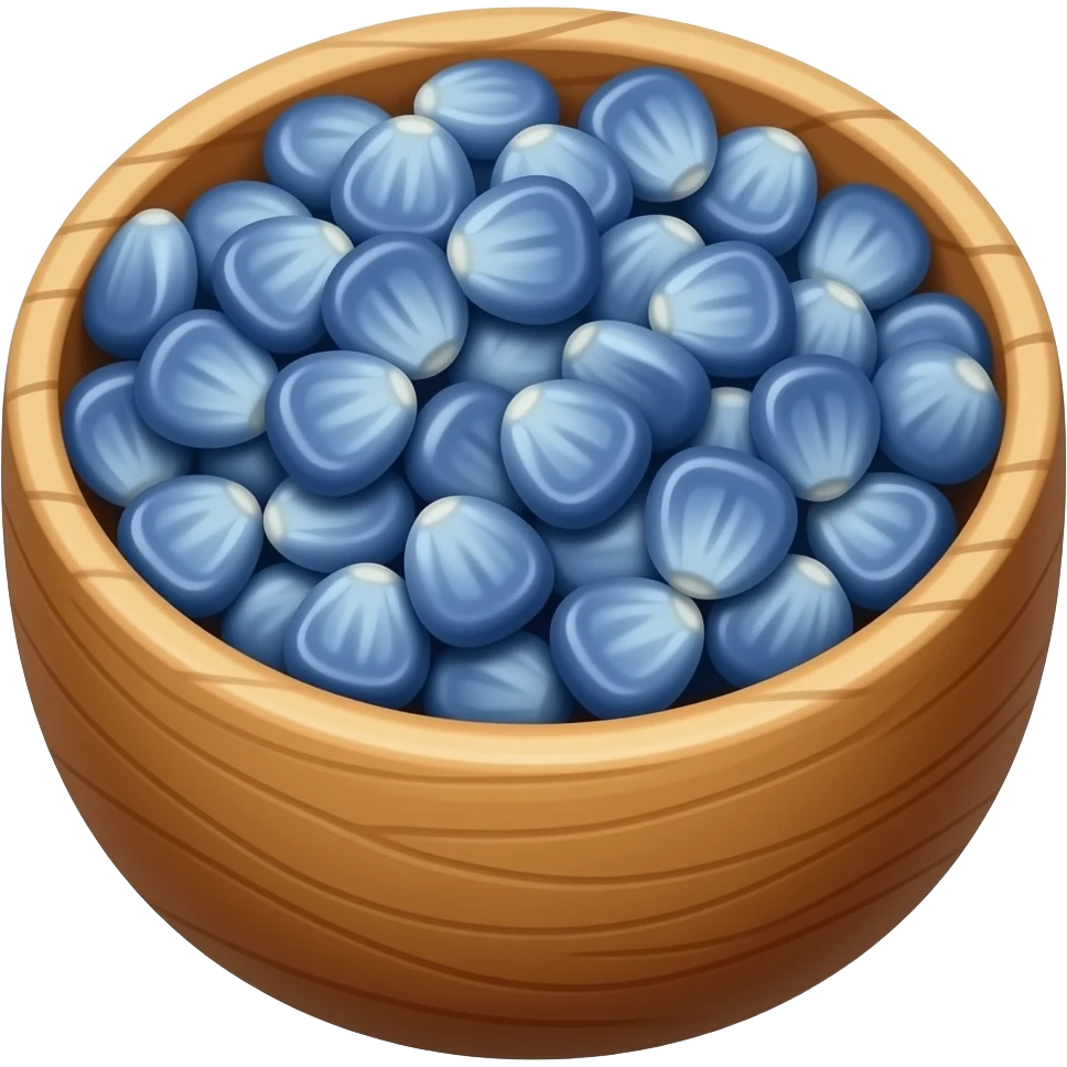Blue corn emoji