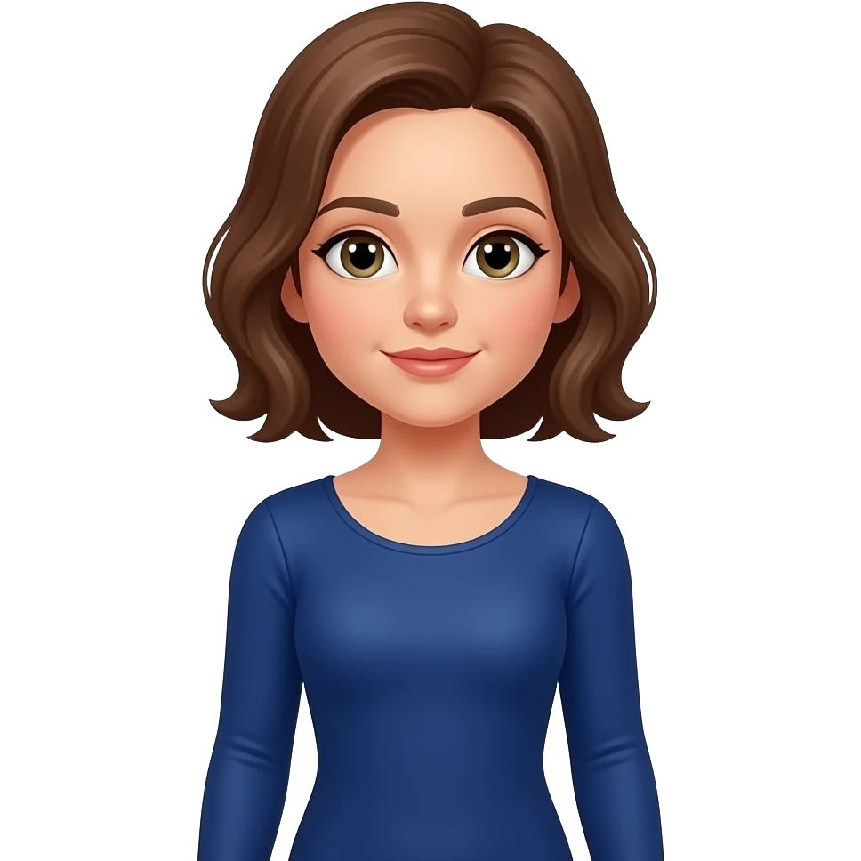 A woman in long sleeve leotard emoji