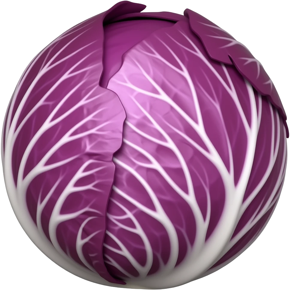 red cabbage emoji