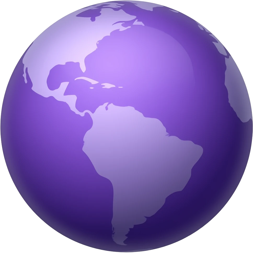 A emoji only purple of space emoji