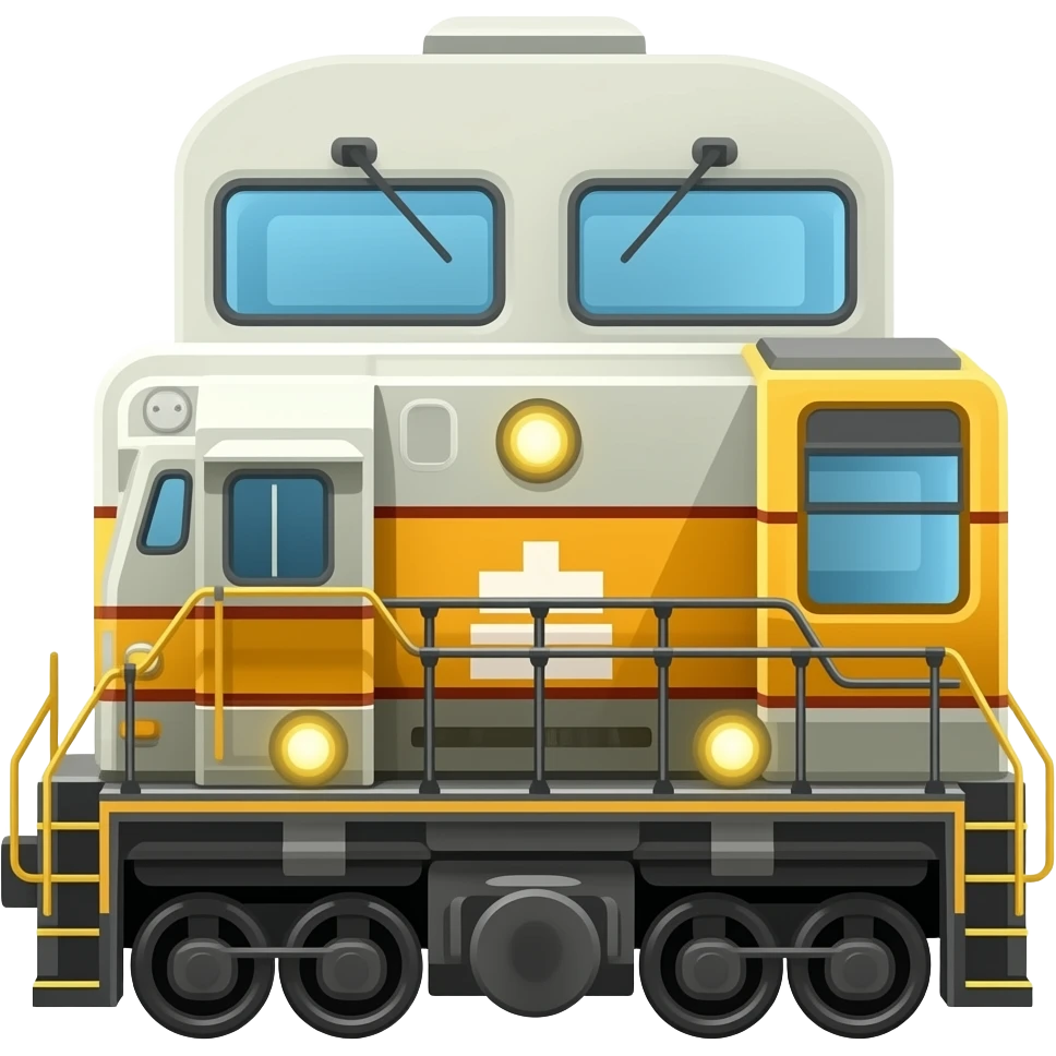 Train Engine full Top View emoji