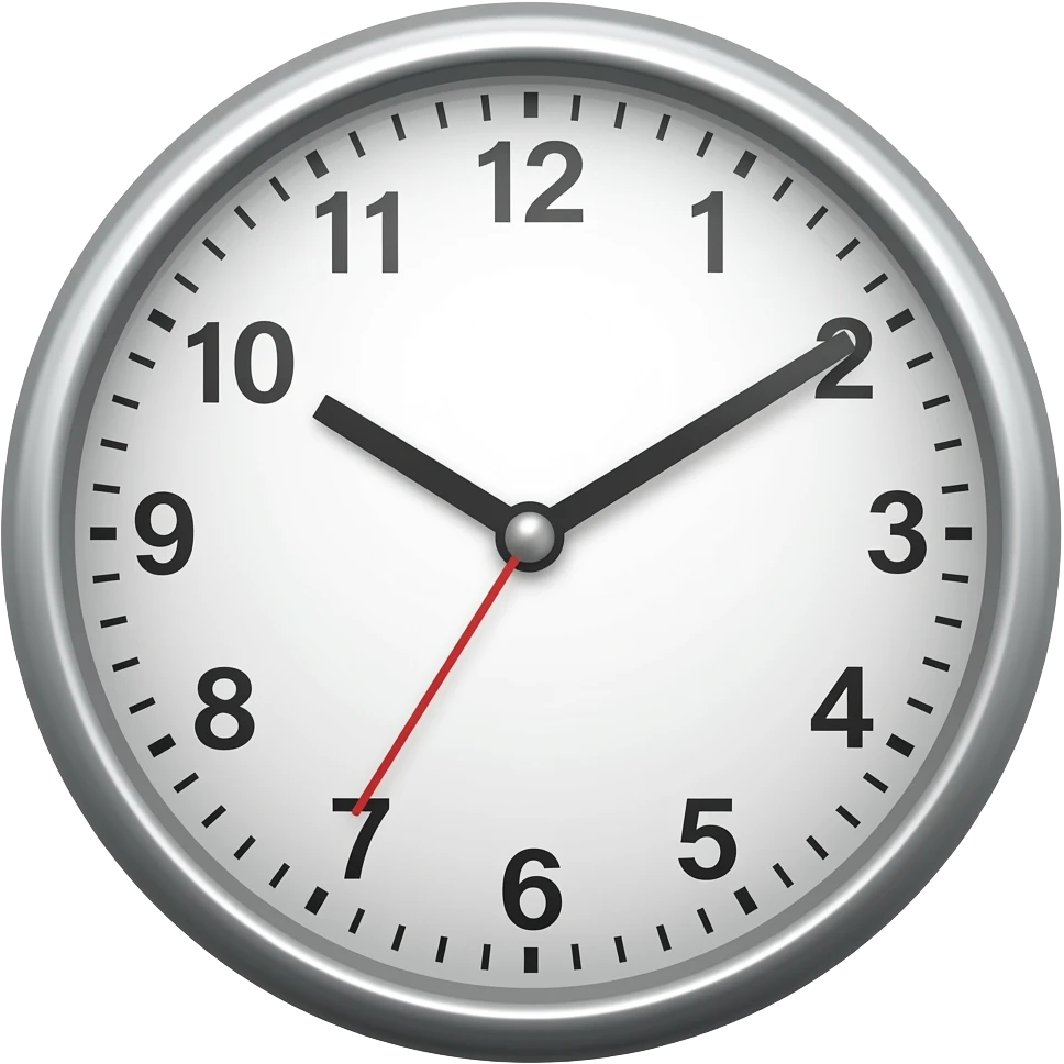 reloj de mesa emoji