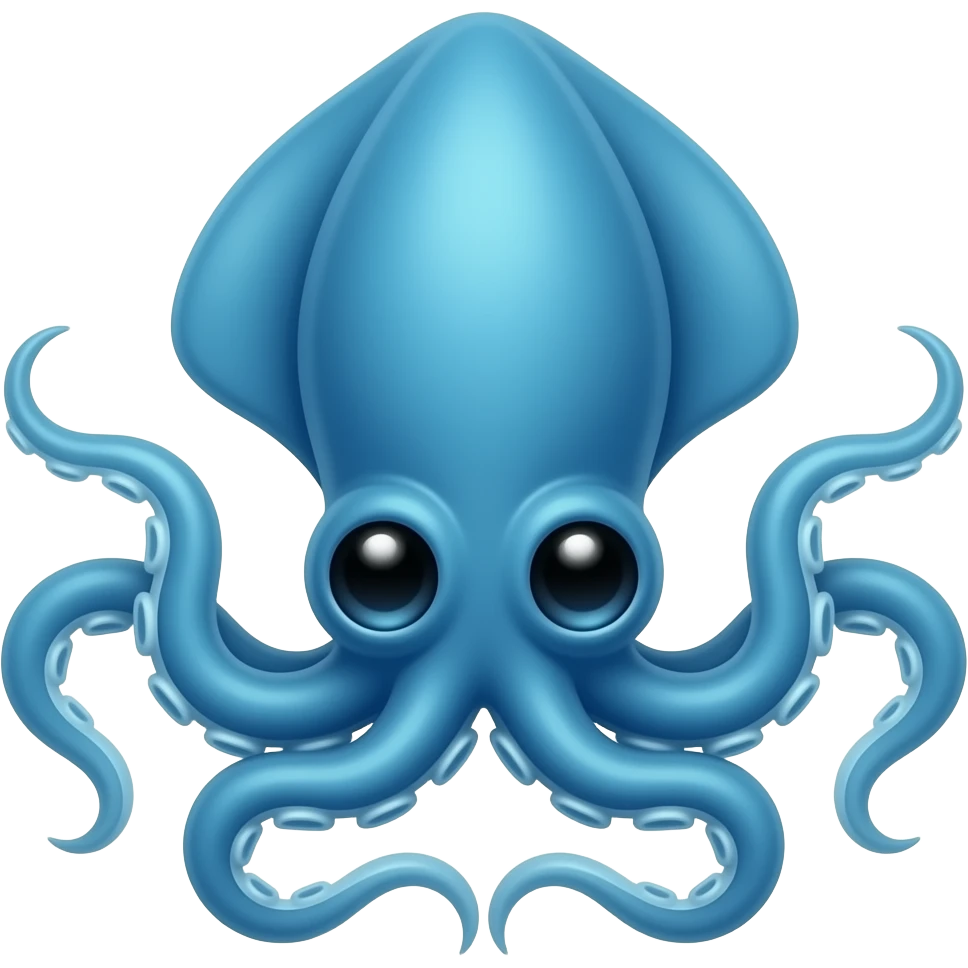 blue squid emoji